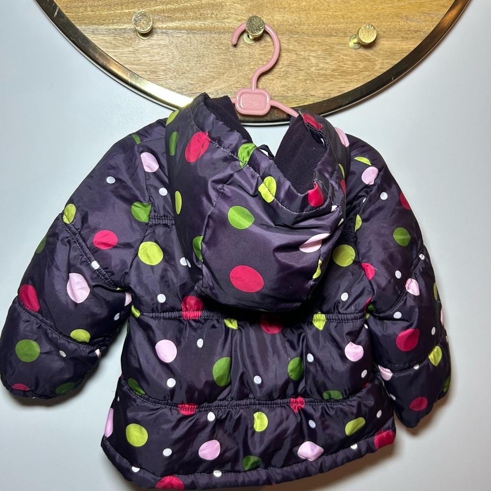 Colorful Polka Dot Puffer Jacket - Picture 5 of 6